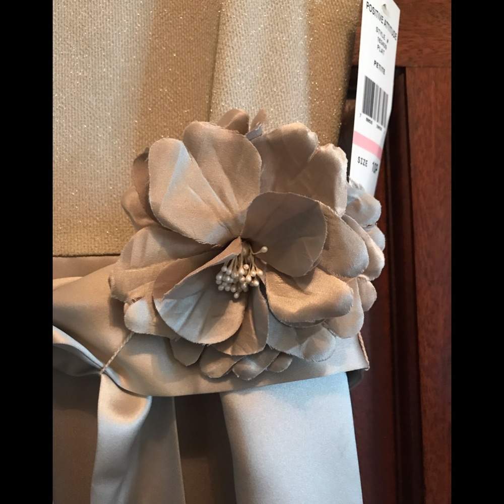 Positive attitude Taupe Dress - Picture 2 of 8